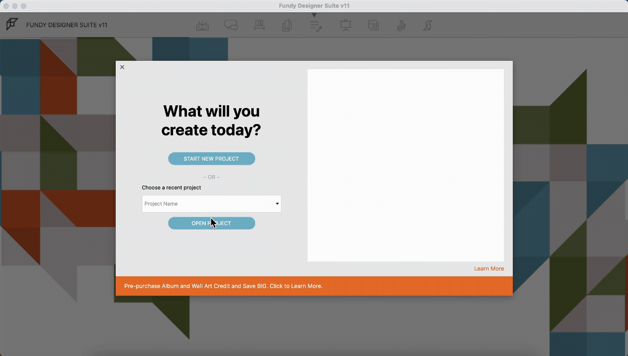 Create New Project.gif