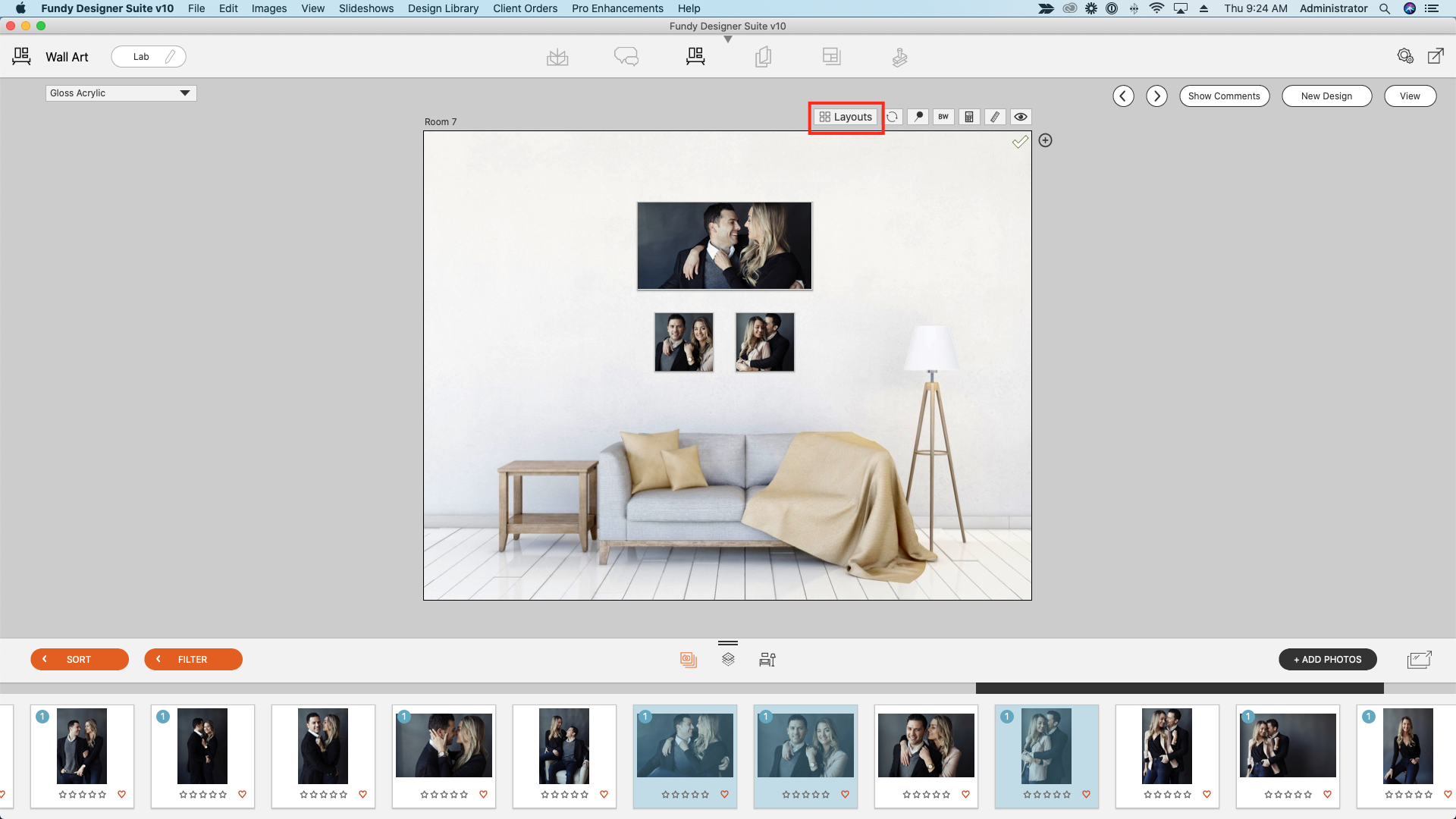 Organizing Photos in Fundy Designer